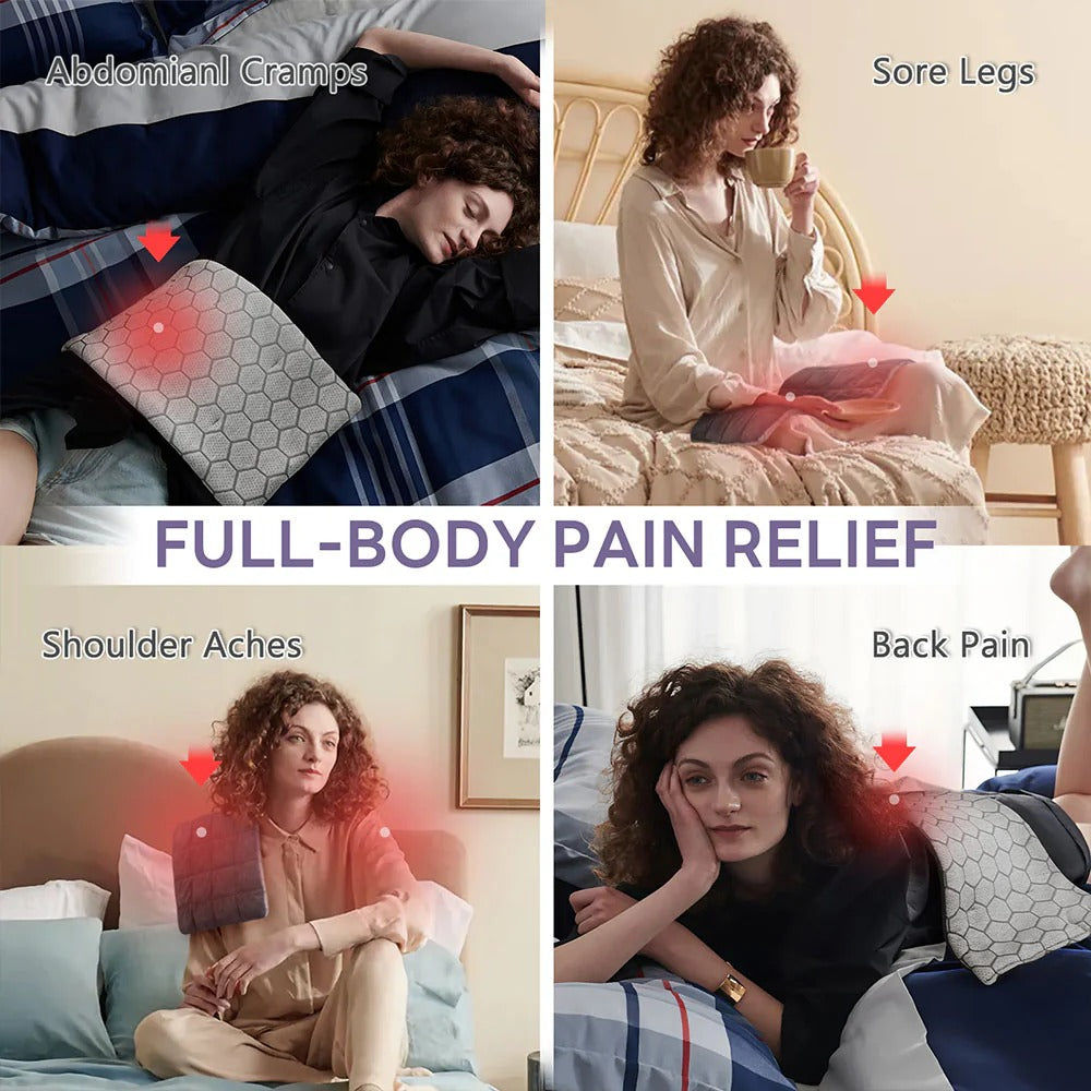 Breecozyn™ Heating Pad – Instant Warmth, Comfort, and Relaxation 10 heat settings and 4 timer settings