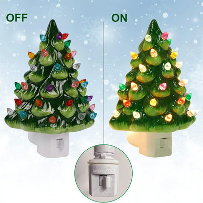 Christmas tree night light, Christmas lamp, LED light decoration, Christmas gift