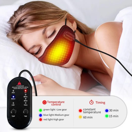 3-speed heated nose covers, resistant to snoring, allergy prevention, relaxing breathing